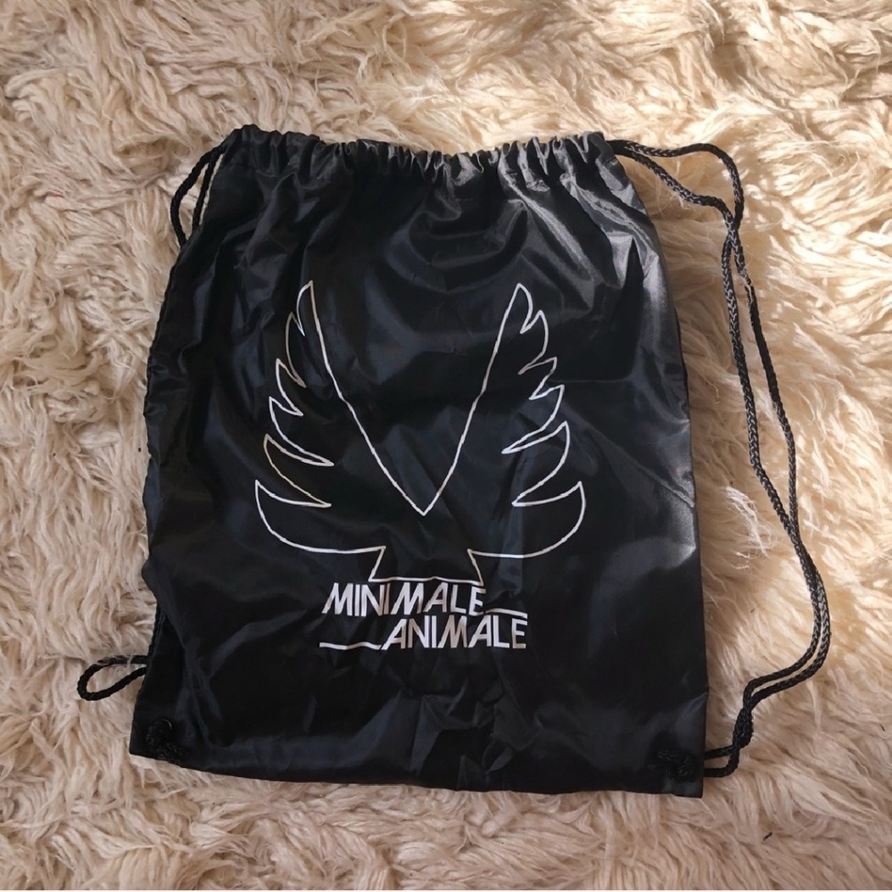 ISO Minimale animale drawstring bag